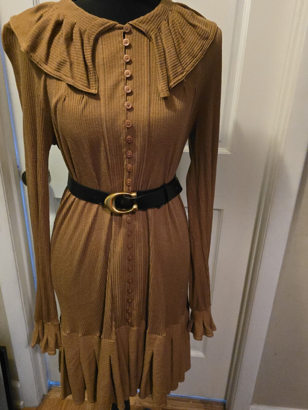 Marc By Marc Jacobs Ruffled Silk Dress